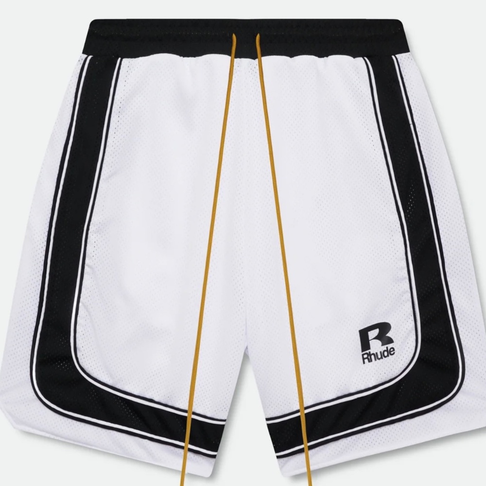 RHUDE BAGGY MESH BASKETBALL SHORTS sz L (selling matching jacket nseperate)